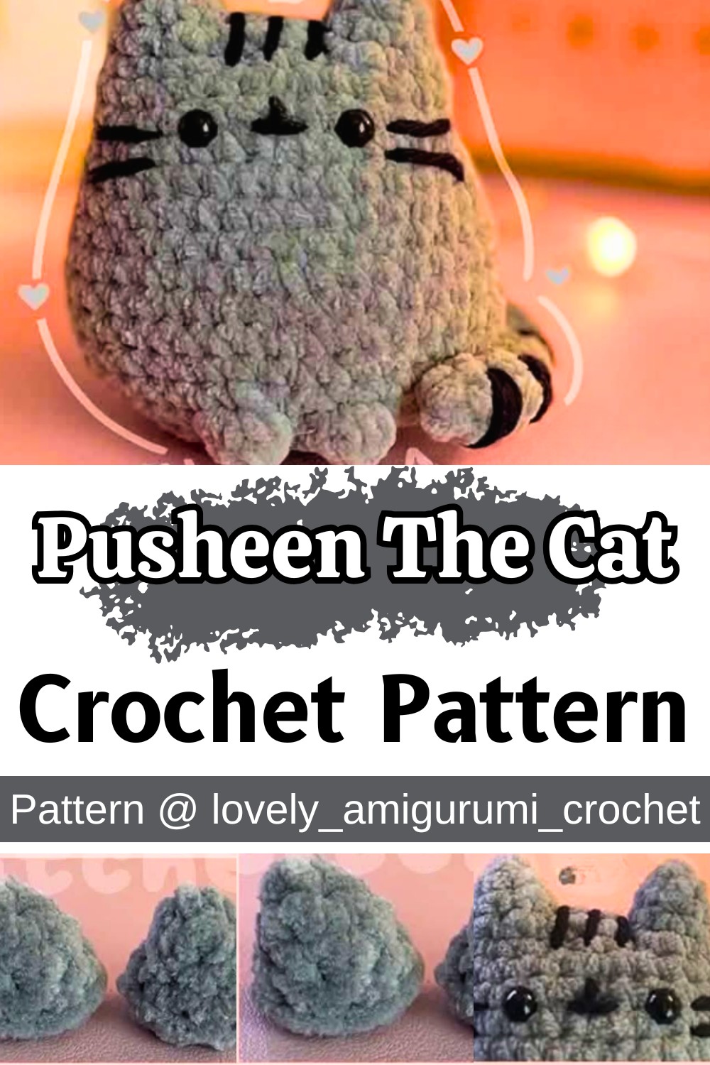Crochet Pusheen The Cat Amigurumi