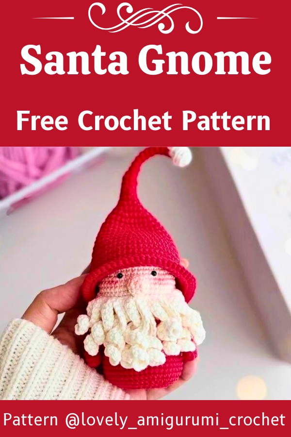 Crochet Santa Gnome