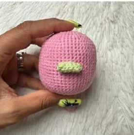 Crochet Pink Monster