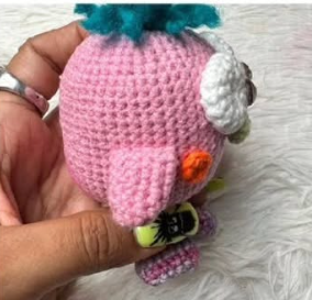 Crochet Pink Monster