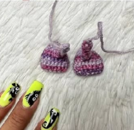 Crochet Pink Monster