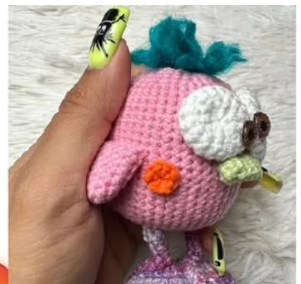 Crochet Pink Monster