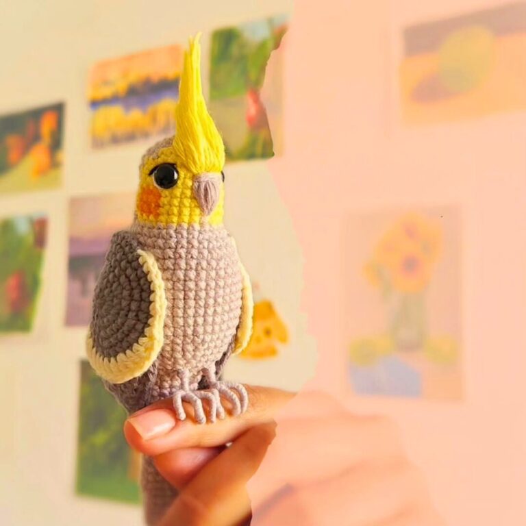 Crochet Cockatiel Kali