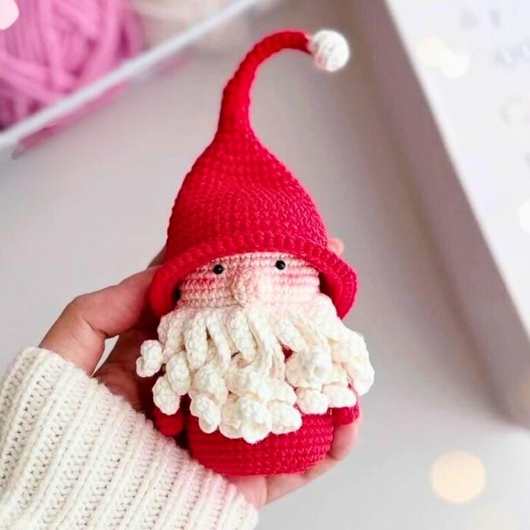 Crochet Santa Gnome