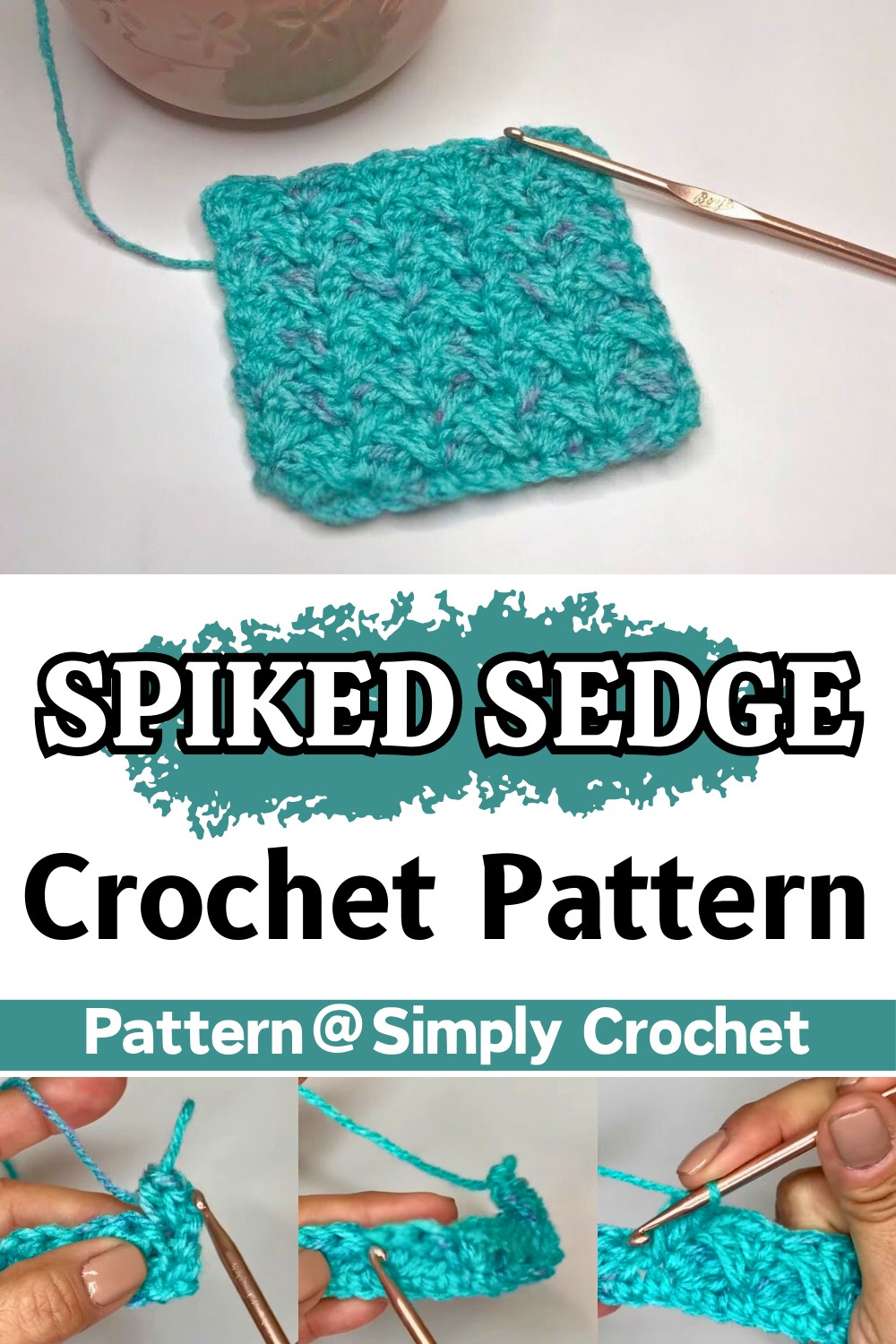 Crochet Spiked Sedge Stitch