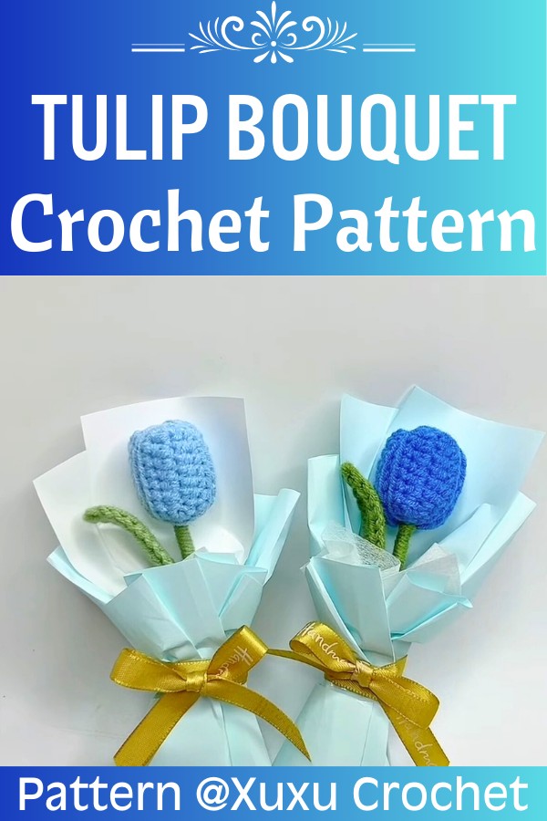 Crochet Mini Tulip Bouquet A Step-by-Step Guide for Beginners