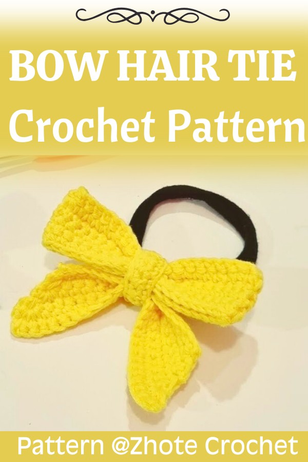 Easy Crochet Bow Hair Tie: Step-by-Step Guide for Beginners
