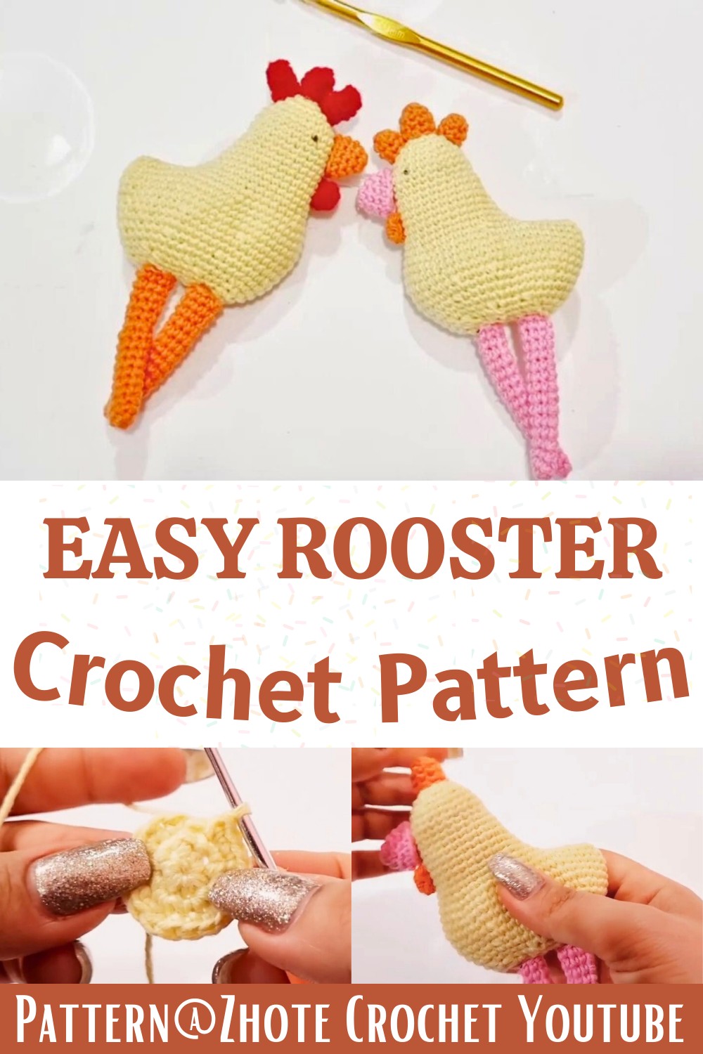 How to Crochet a Rooster Step-by-Step Guide for Beginners