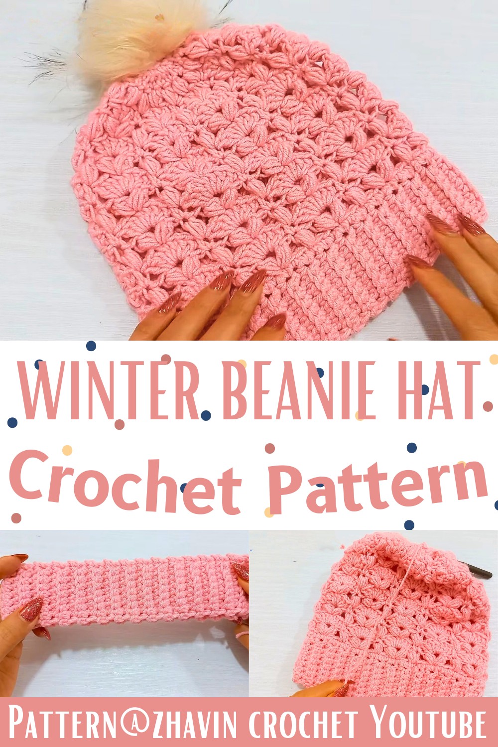 How to Crochet a Winter Beanie Hat Step-by-Step Guide