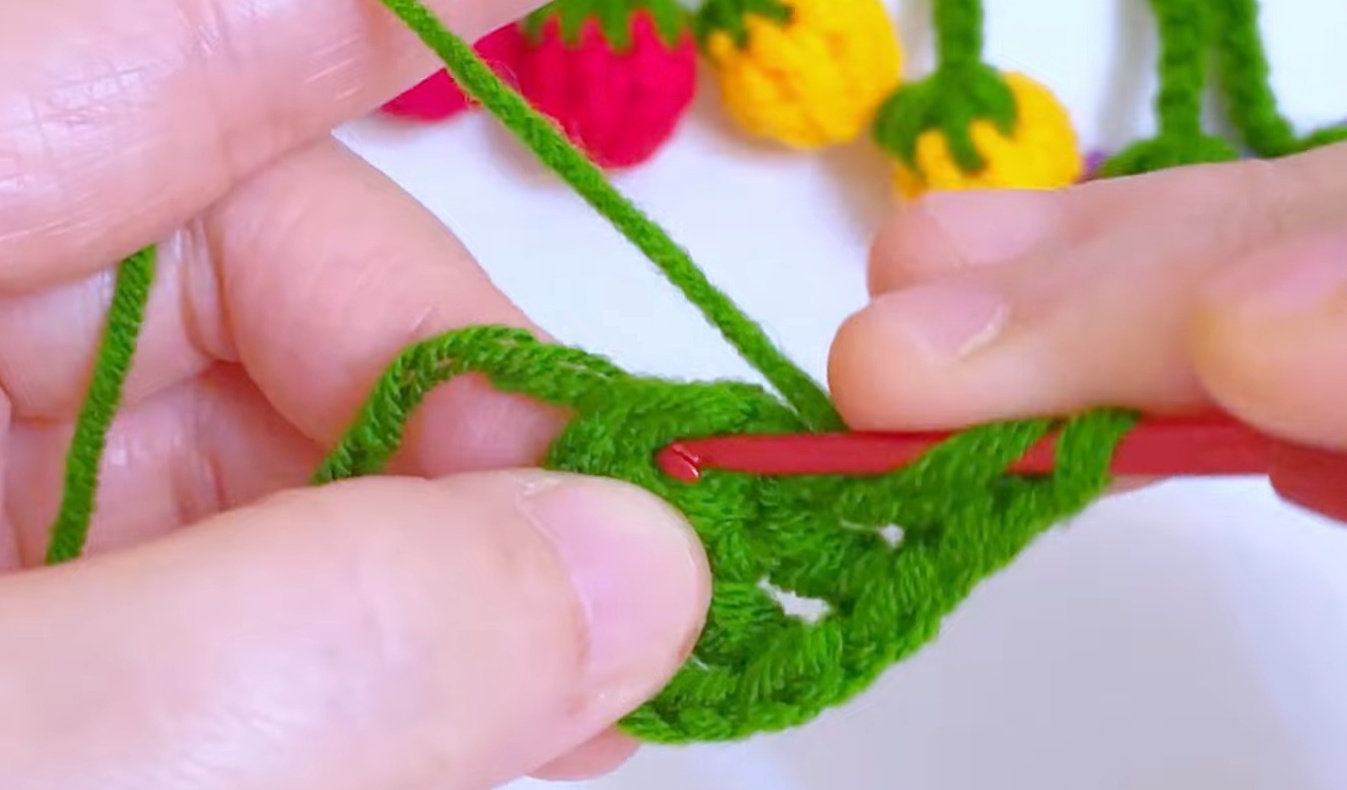 Strawberry Keychain
