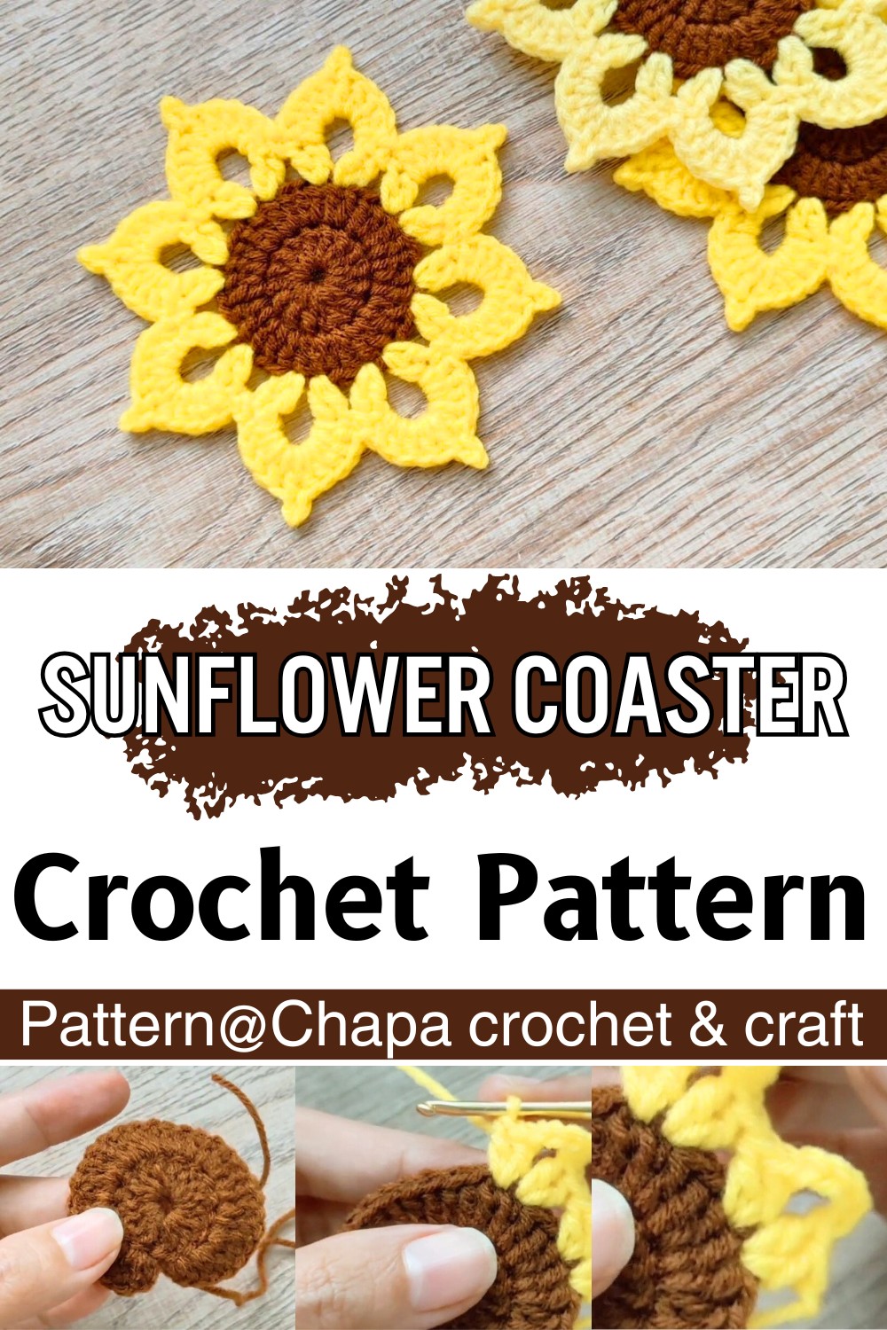 Sunflower Coaster