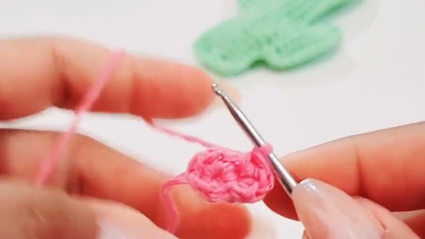 Easy Crochet Cactus Appliqué Guide for Beginners