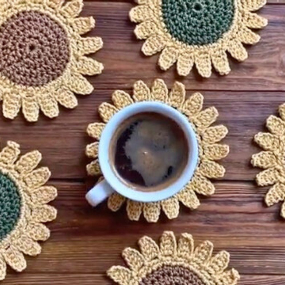 Sunflower Coaster