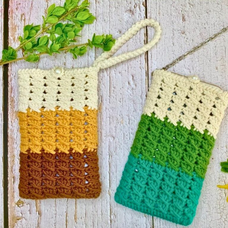 Easy Beginner's Guide to Crochet Phone Bag