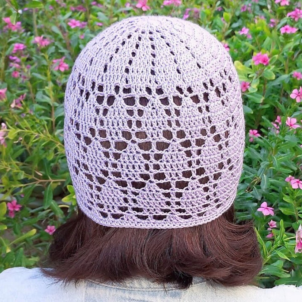 Beginner's Guide Crochet Leaf Lace Hat