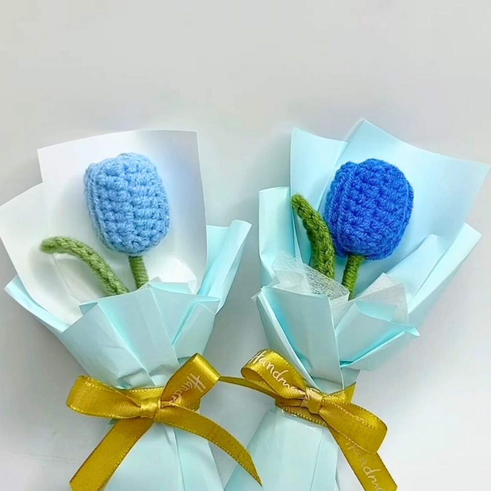 Crochet Mini Tulip Bouquet A Step-by-Step Guide for Beginners