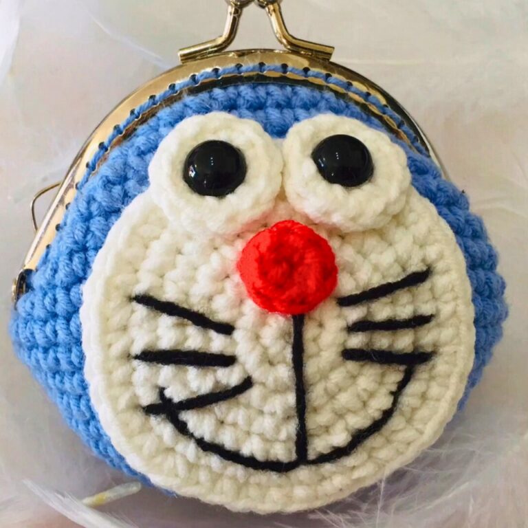Step-by-Step Guide to Crochet Doraemon Coin Bag for Beginners