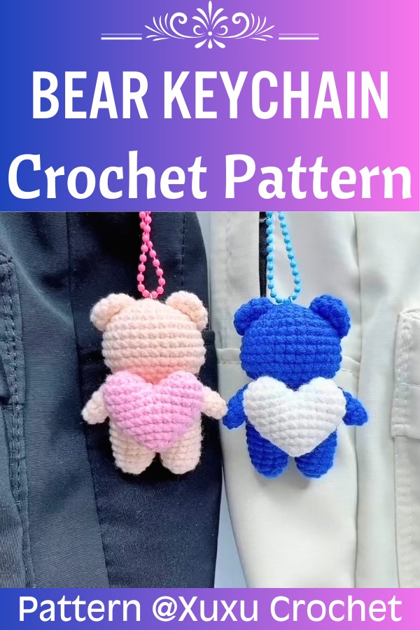 Easy Crochet Bear Keychain Tutorial for Beginners