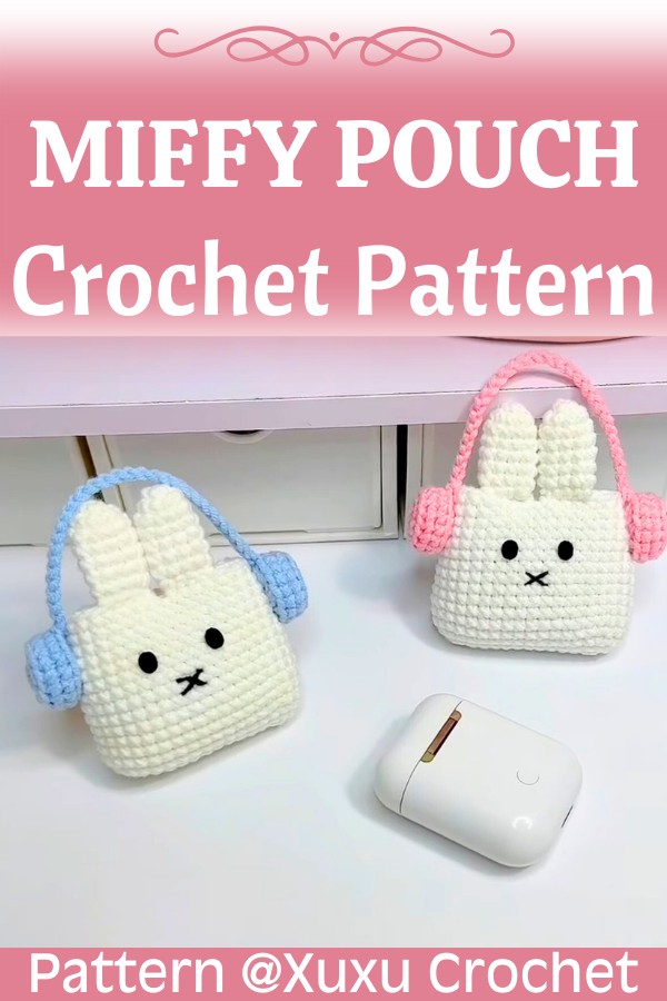 Easy Crochet Miffy Pouch Tutorial for Beginners