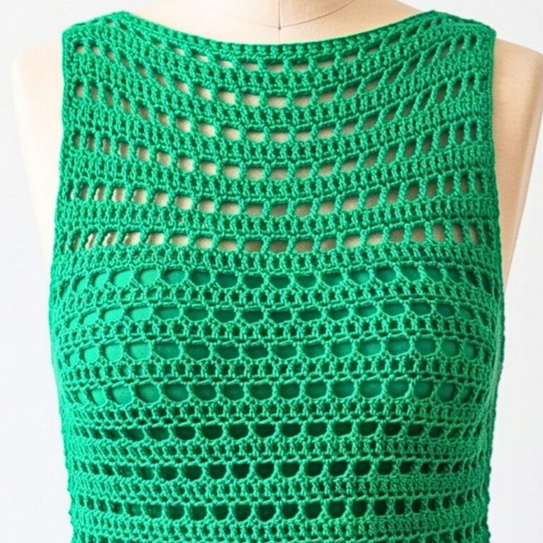 Made-to-Measure Crochet Mesh Top Pattern