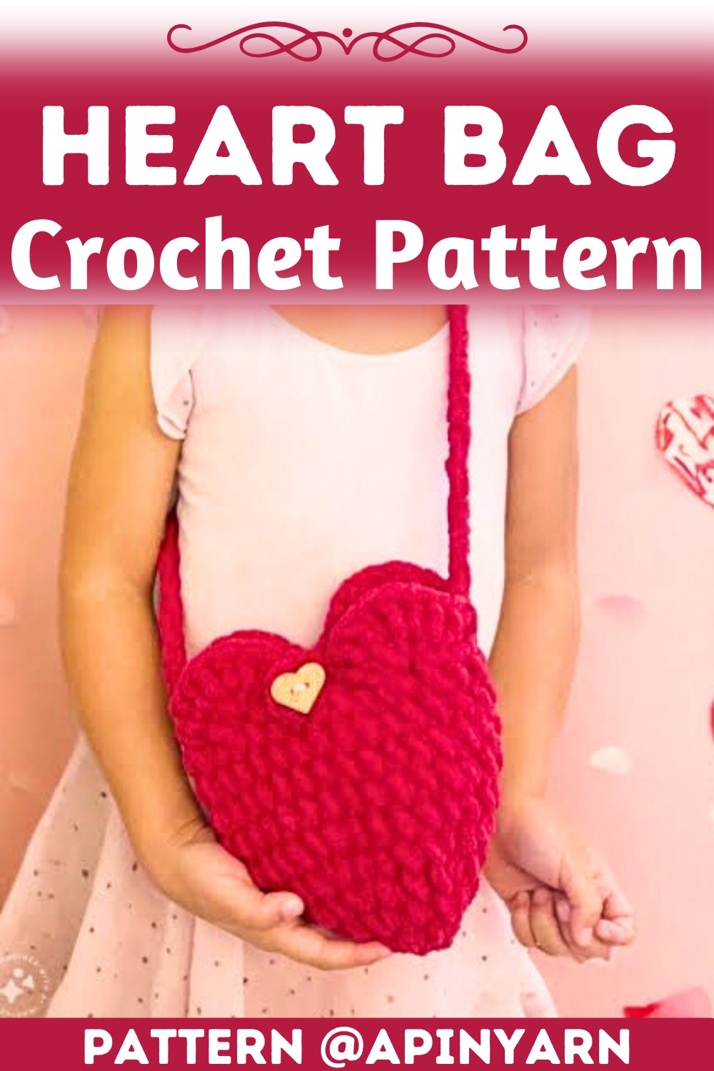 Beautiful Crochet Heart Bag Pattern