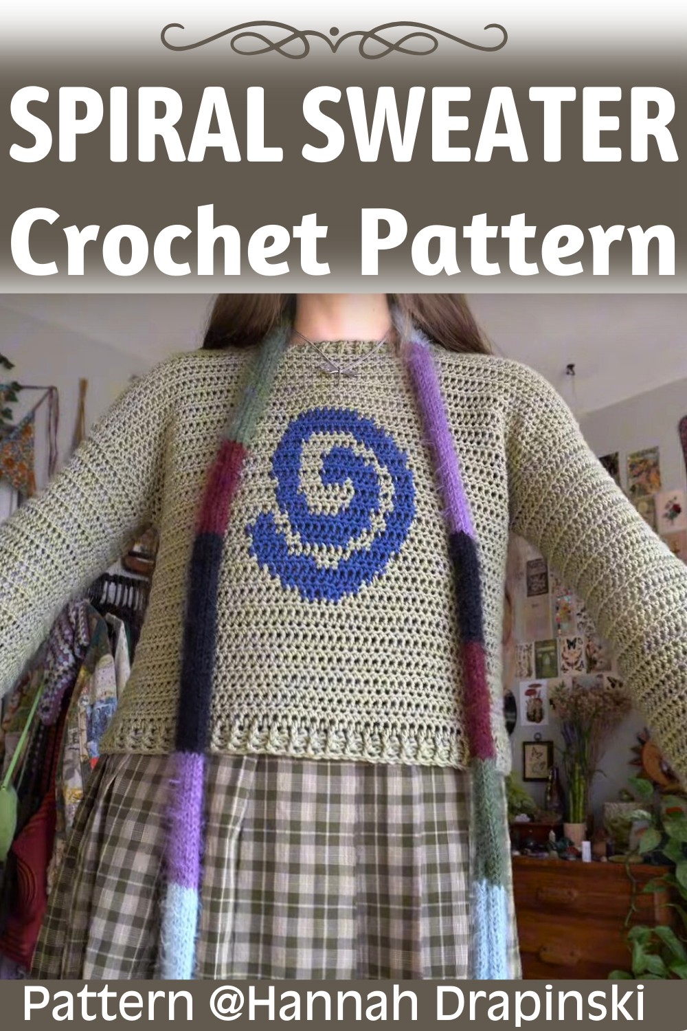 Beautiful Spiral Crochet Sweater Pattern