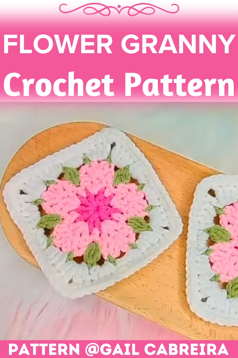 Crochet Flower Granny Square Pattern