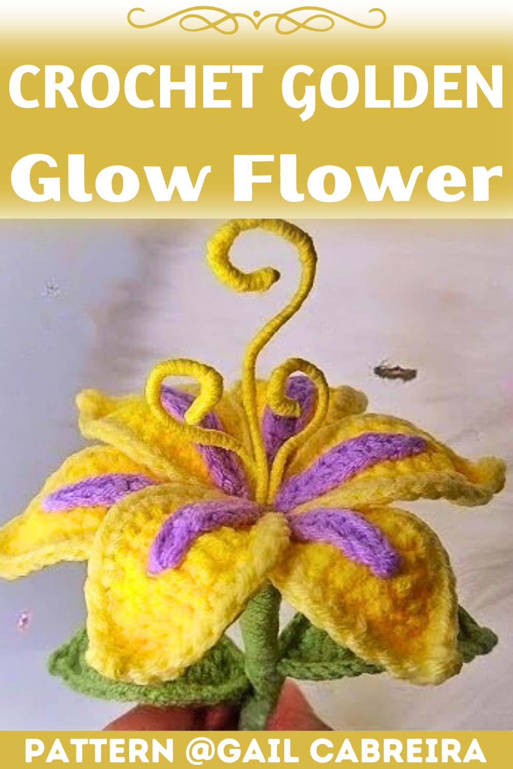How to Crochet the Rapunzel Golden Glow Flower Pattern