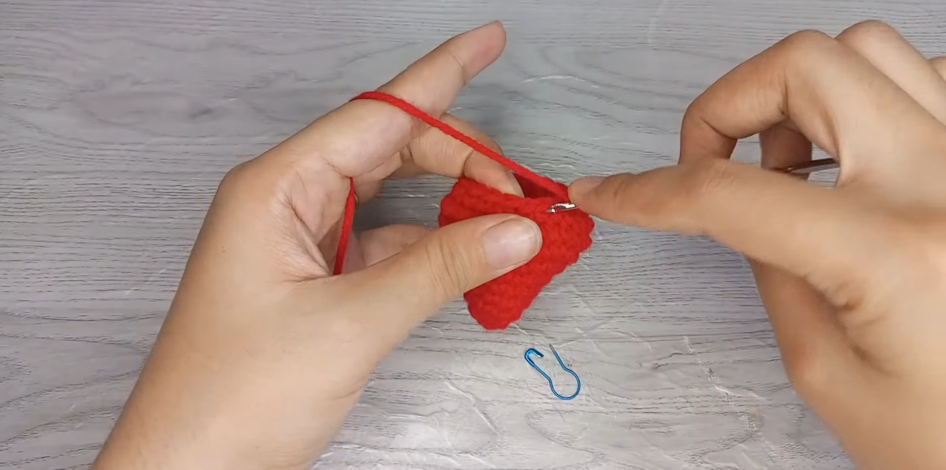 Easy Guide to Crochet a Mini Strawberry Keychain Pattern