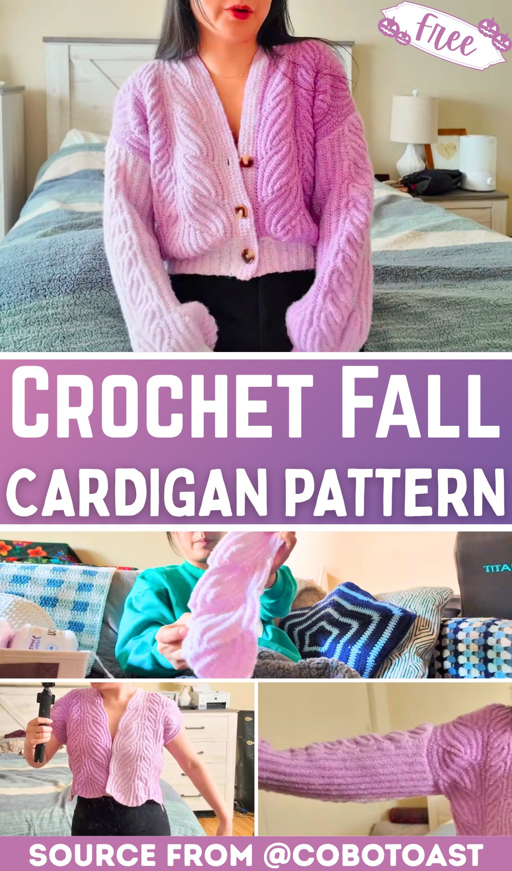 Crochet Fall Cardigan