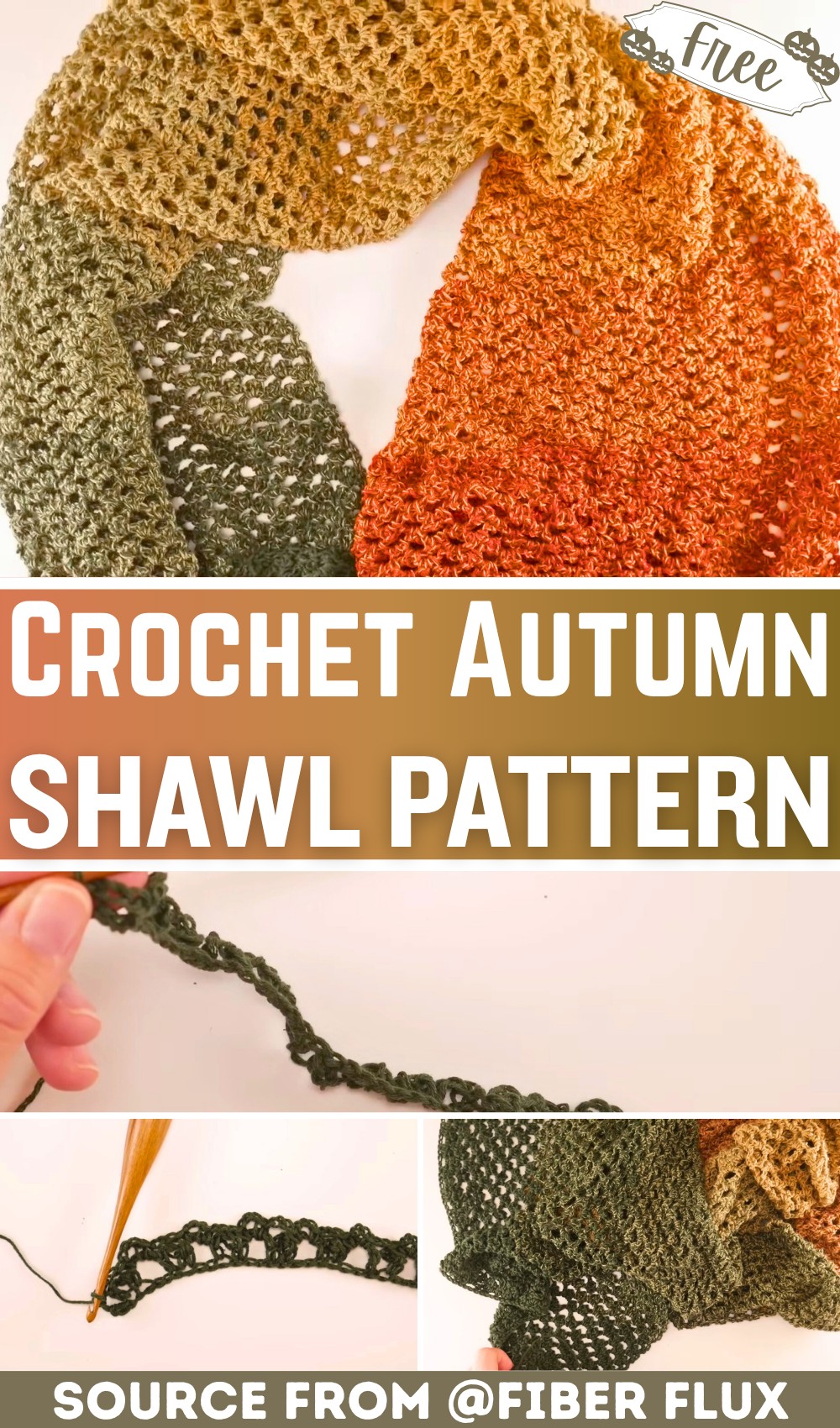 Crochet Perfect Autumn Shawl Tutorial