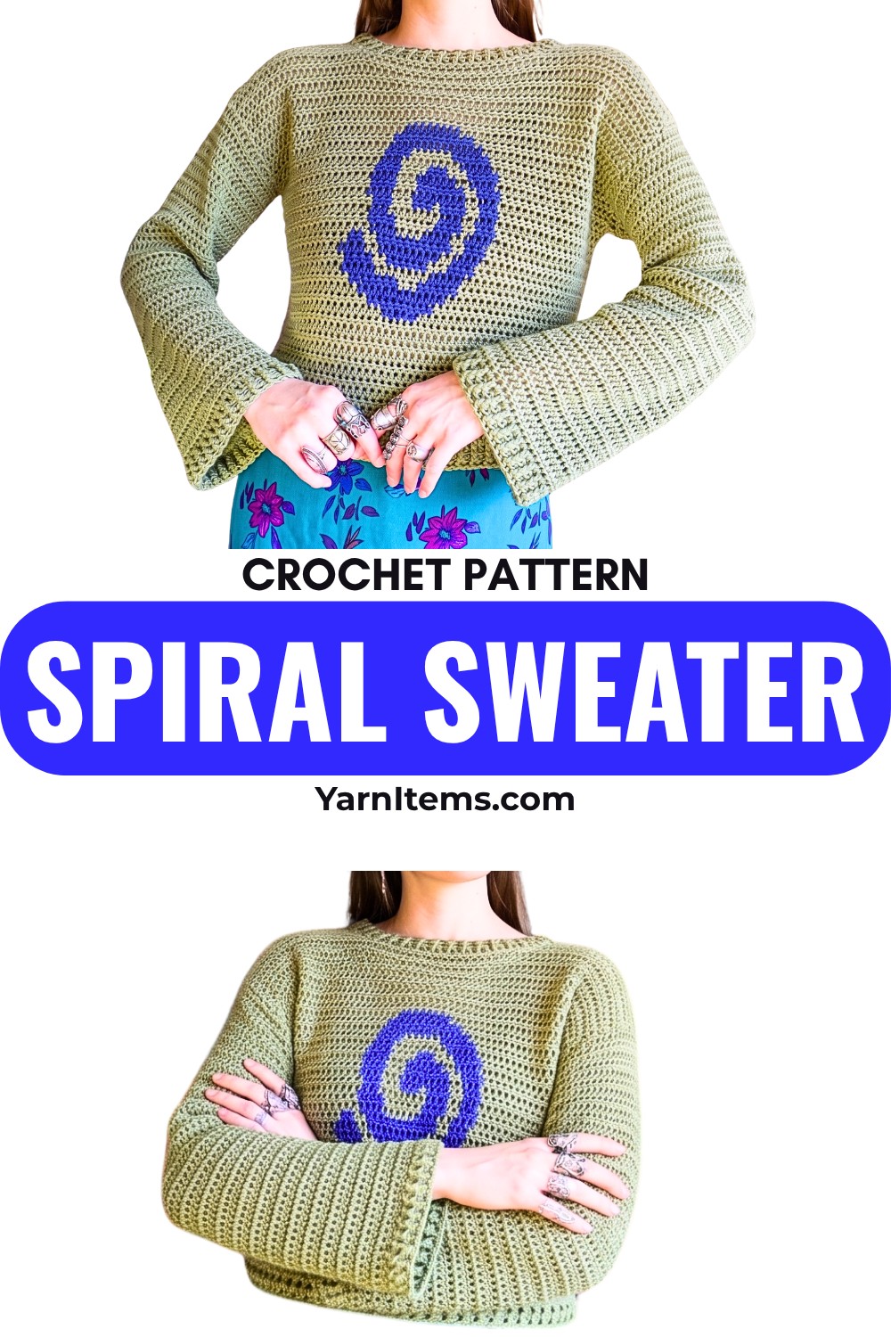 Easy Crochet Spiral Sweater Pattern For Eeryone