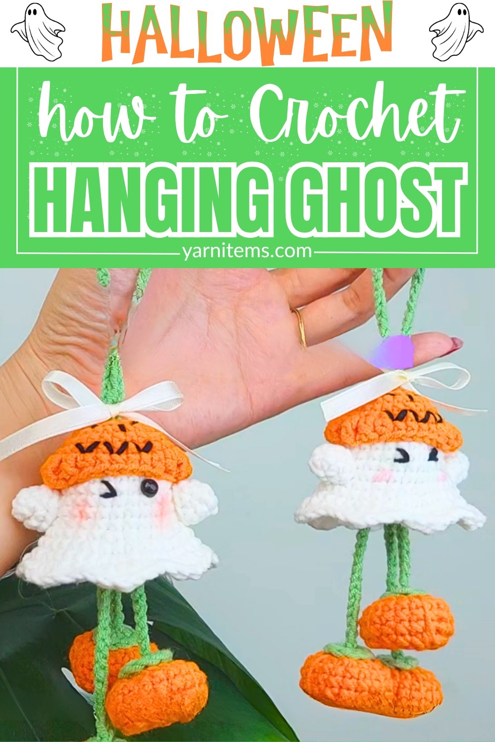 How to Crochet a Cute Little Ghost for Halloween
