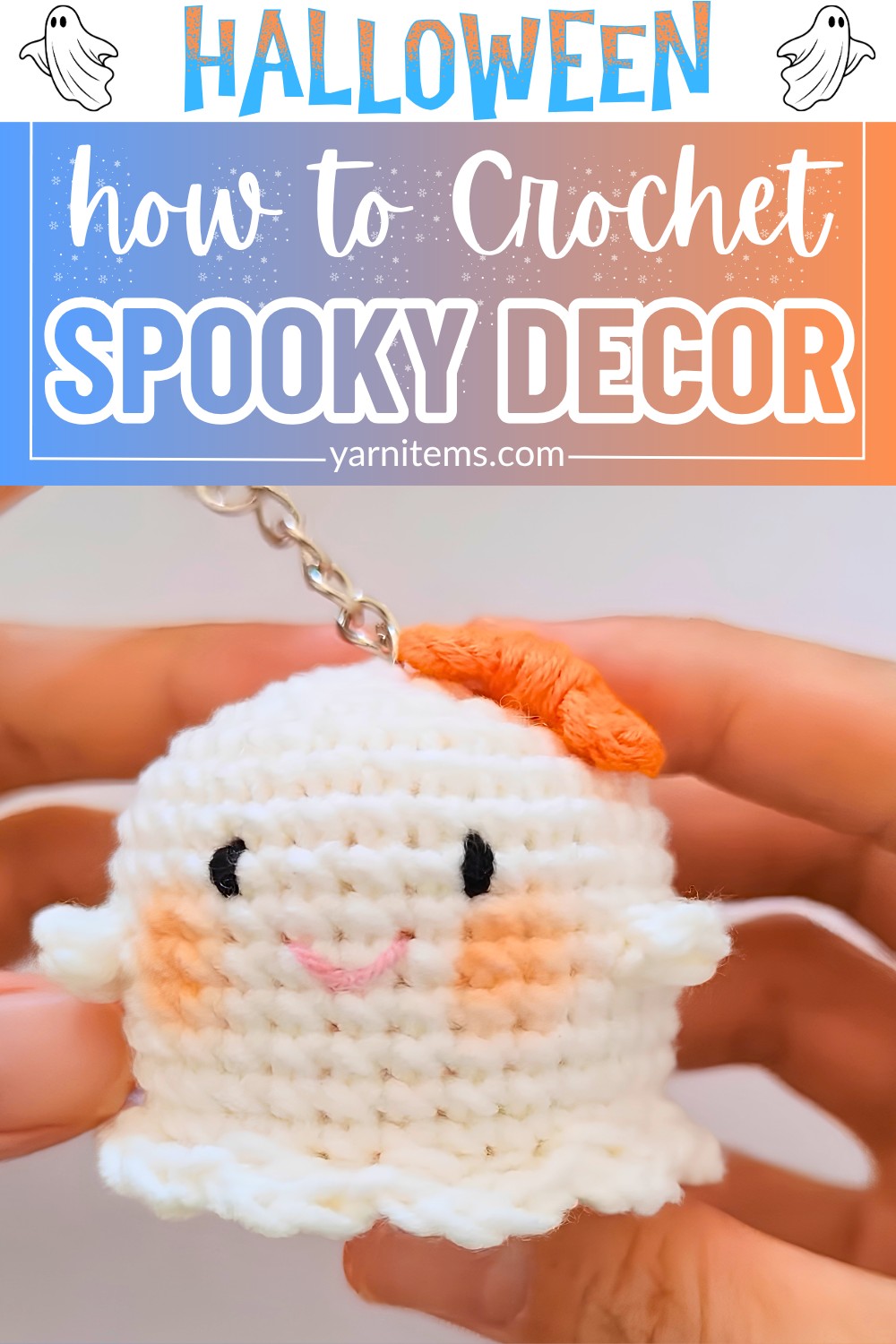 Make Easy Crochet Halloween Ghosts For Festive Decor