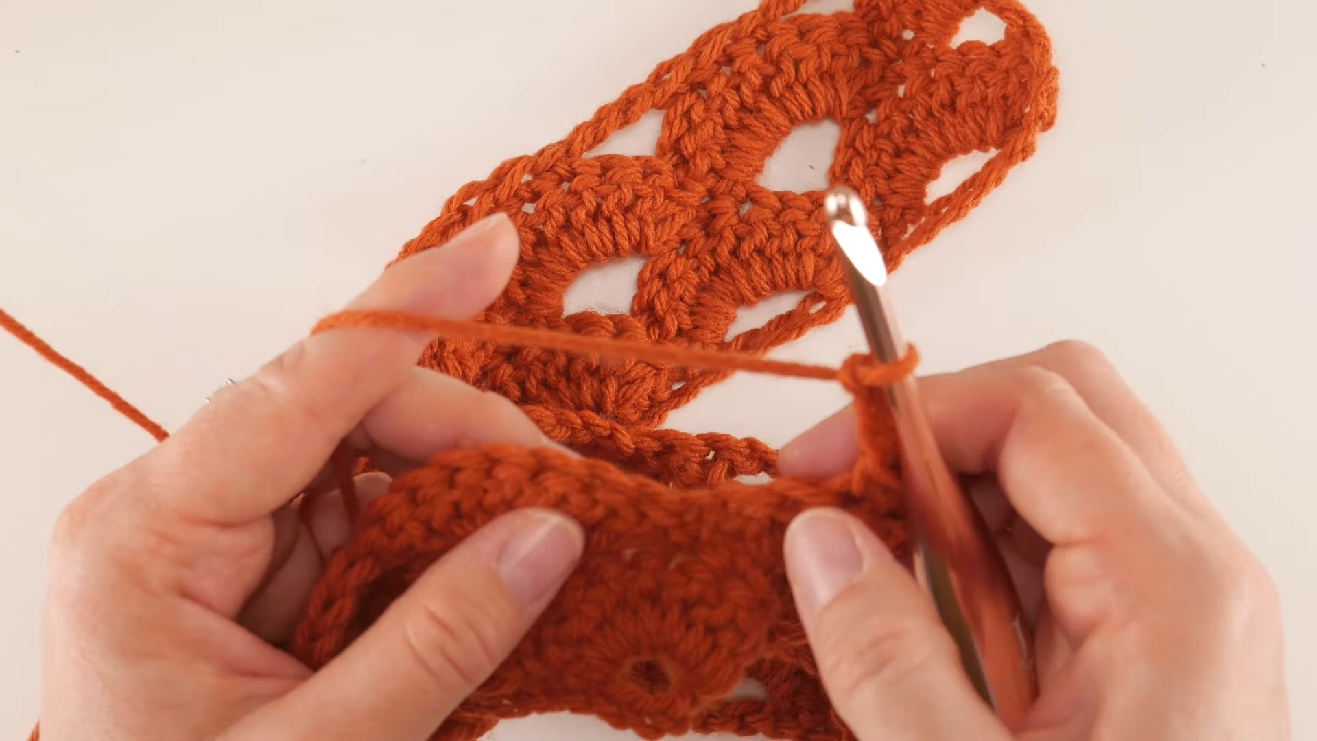 Crochet Gorgeous Fall Shawl Pattern