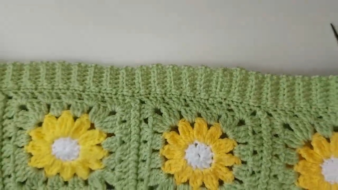 Crochet a Daisy Granny Square Pullover Sweater