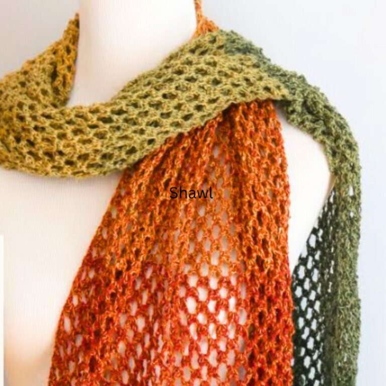 Crochet Perfect Autumn Shawl Tutorial