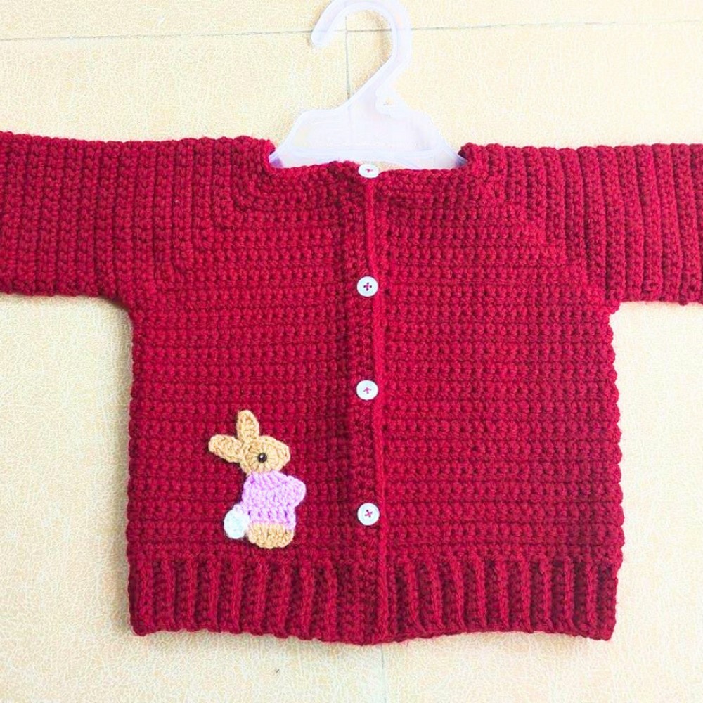 How to Crochet a Single Stitch Cardigan for Toddlers