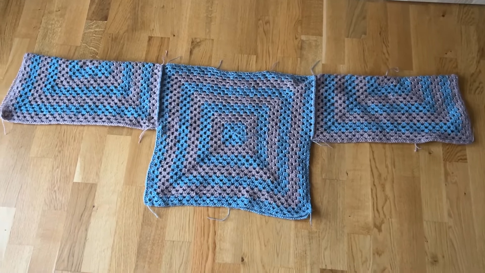 Step-by-Step Tutorial for a Cozy Granny Square Crochet Sweater