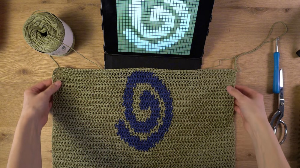 Easy Spiral Crochet Sweater Pattern