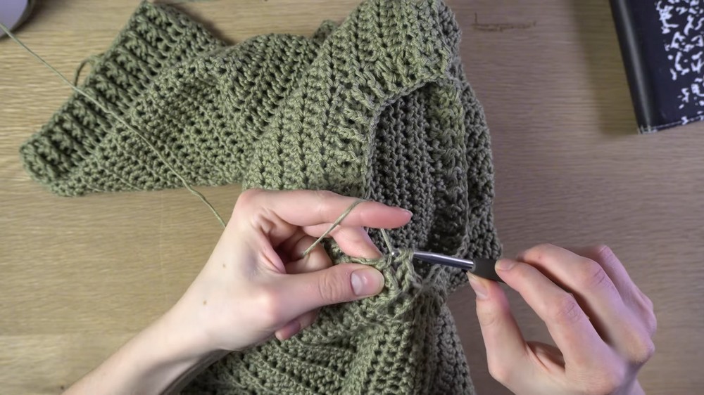 Easy Spiral Crochet Sweater Pattern