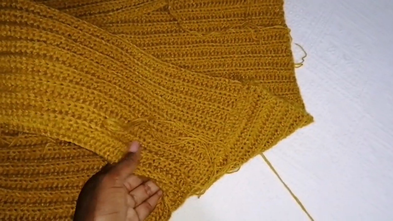 How to Crochet a Ribbed Cardigan - Step-by-Step