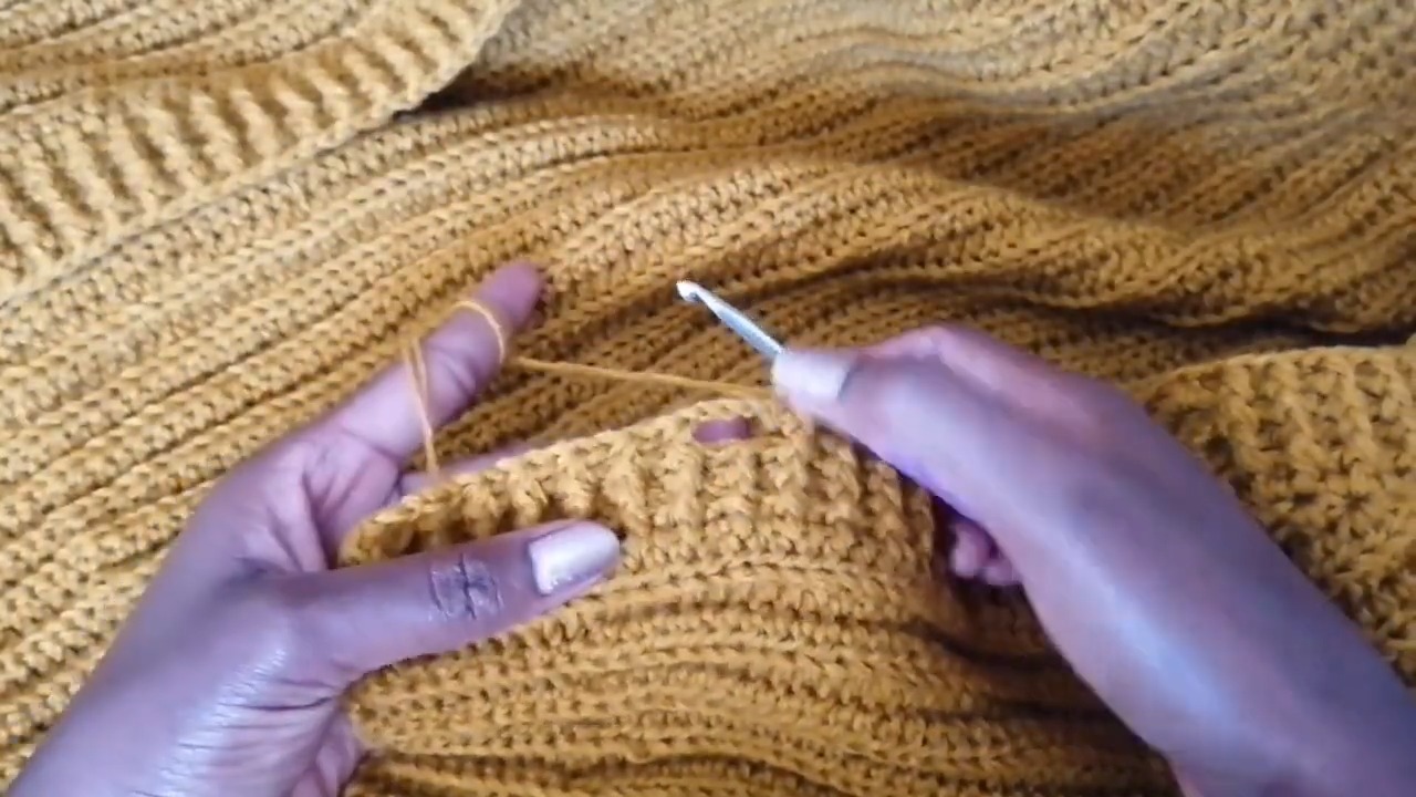 How to Crochet a Ribbed Cardigan - Step-by-Step