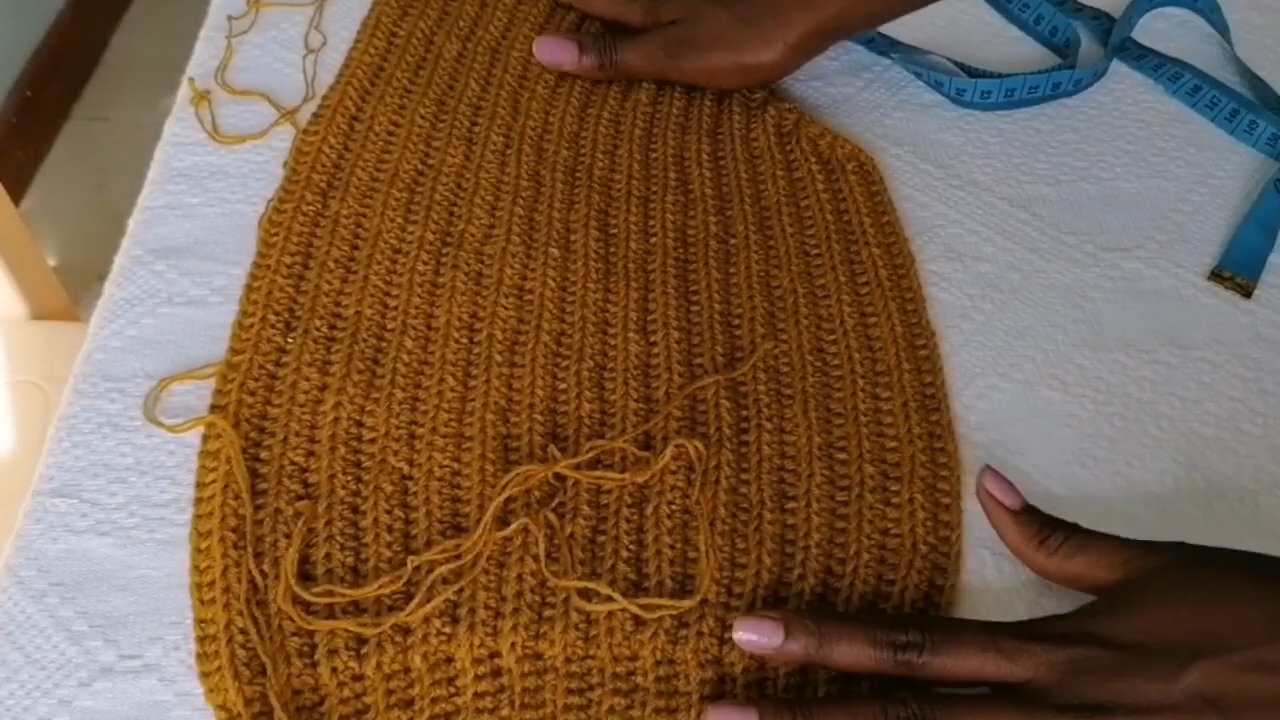 How to Crochet a Ribbed Cardigan - Step-by-Step