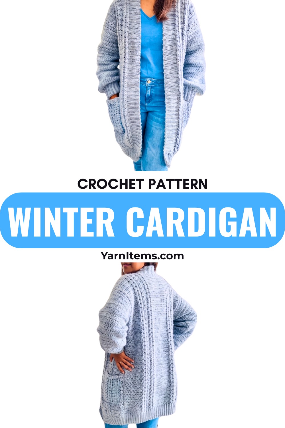 Cozy Crochet Winter Cardigan Pattern