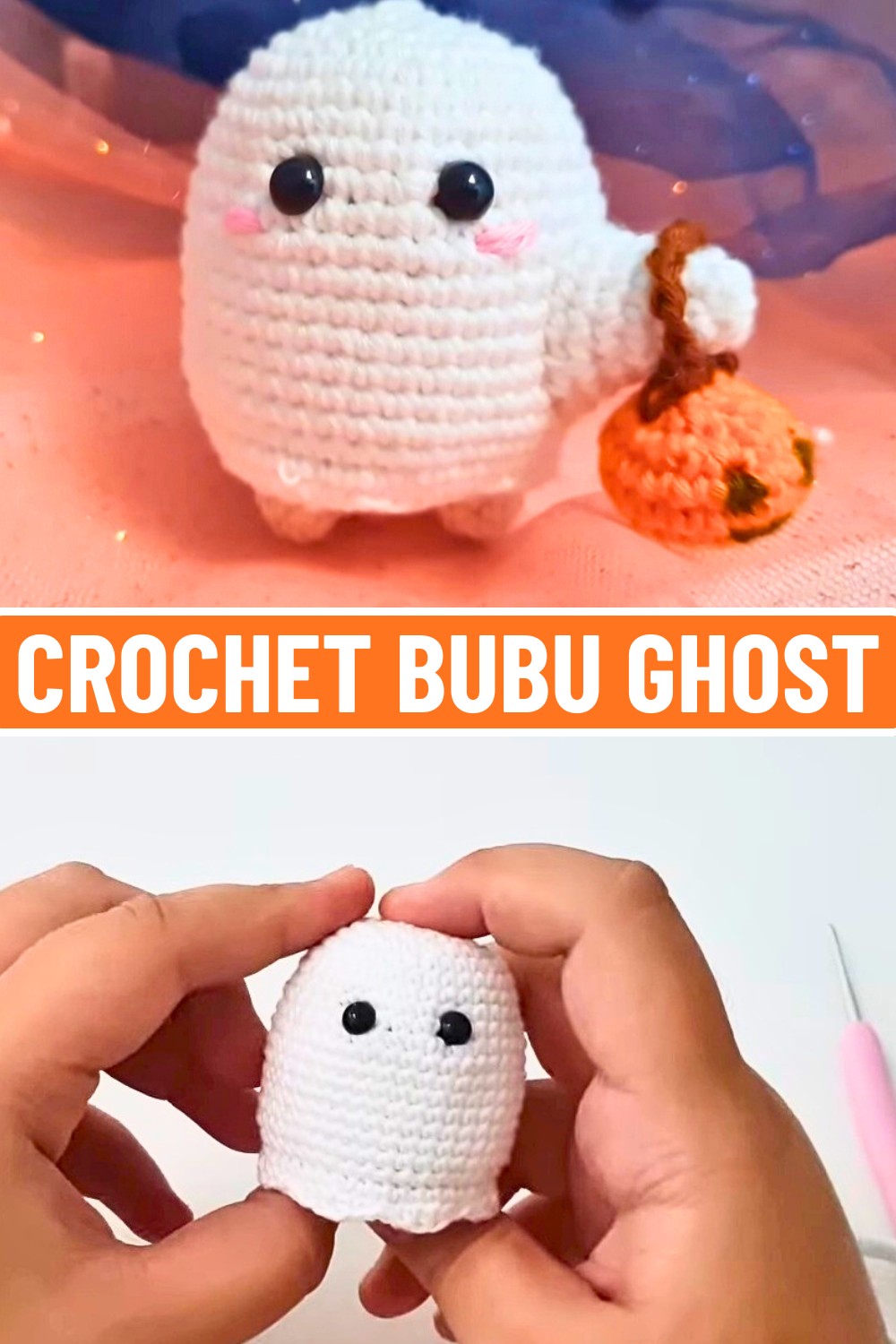 Crochet Bubu Little Ghost – Easy Pattern with Halloween Charm