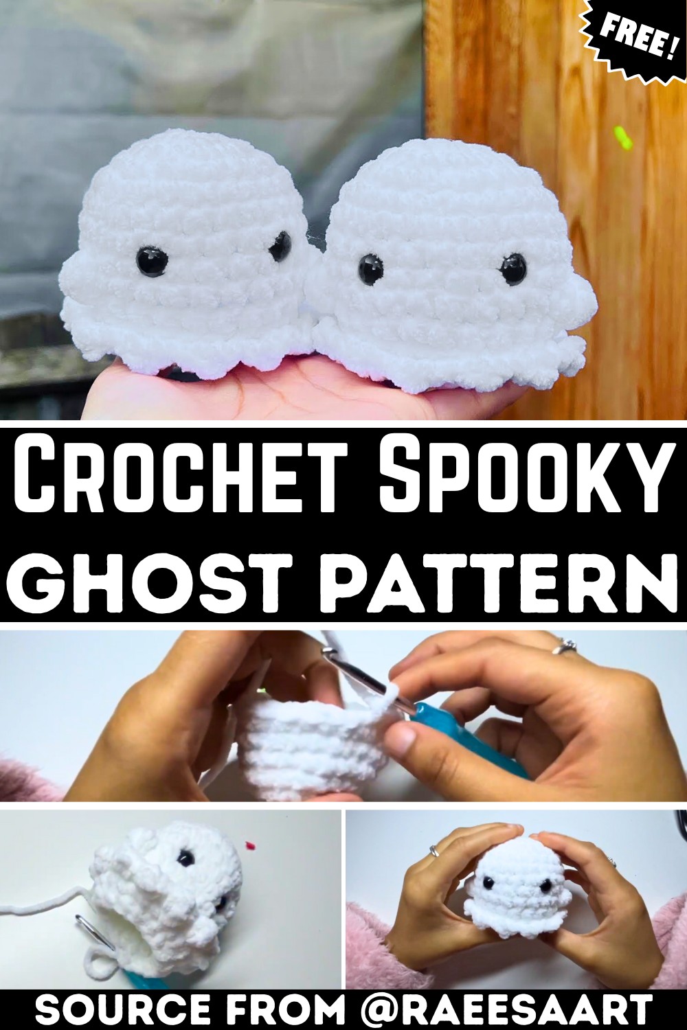 Crochet Ghost Pattern Tutorial – Fun, Easy, and Perfect for Beginners