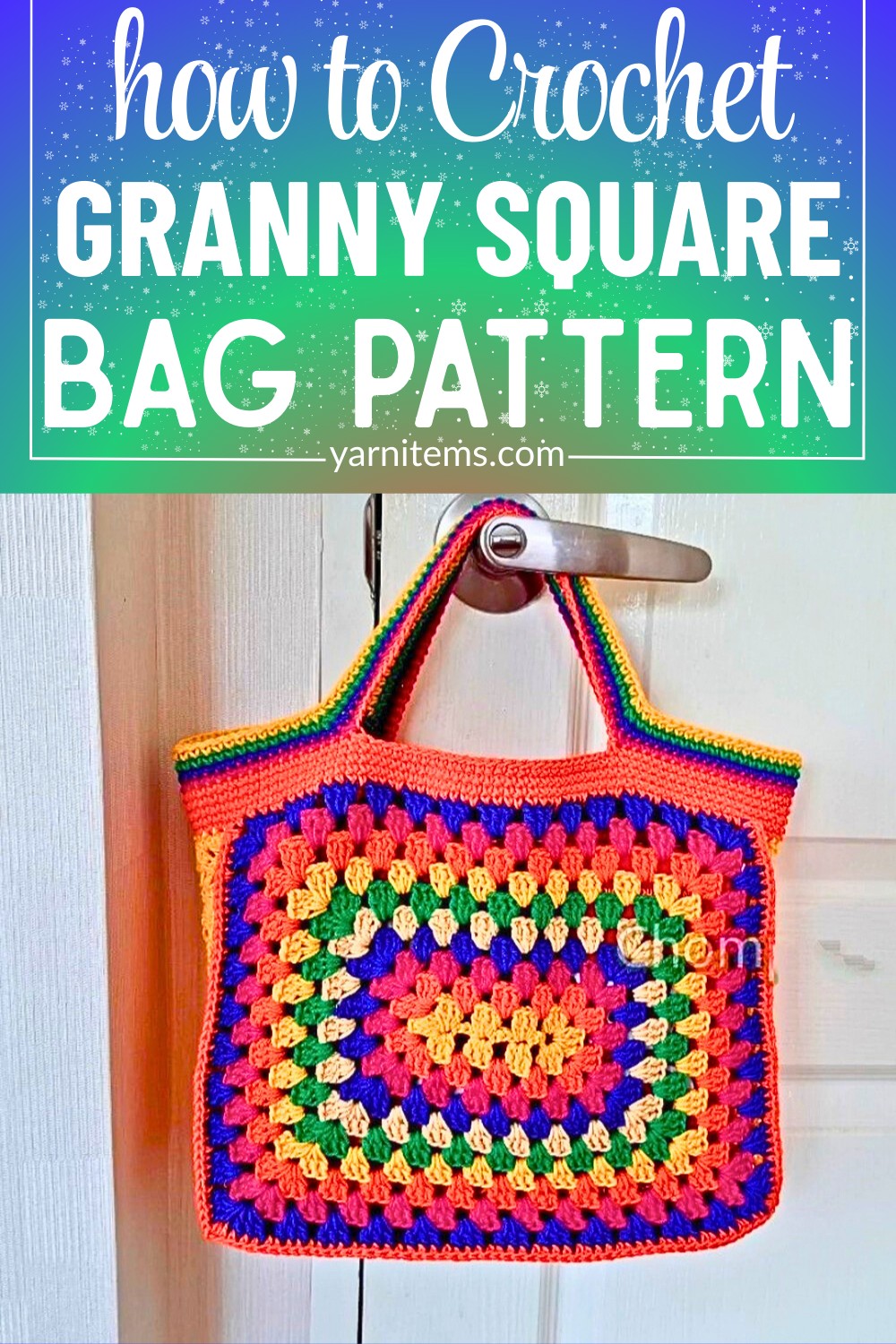 Crochet Granny Square Bag Tutorial – Fun and Functional Design