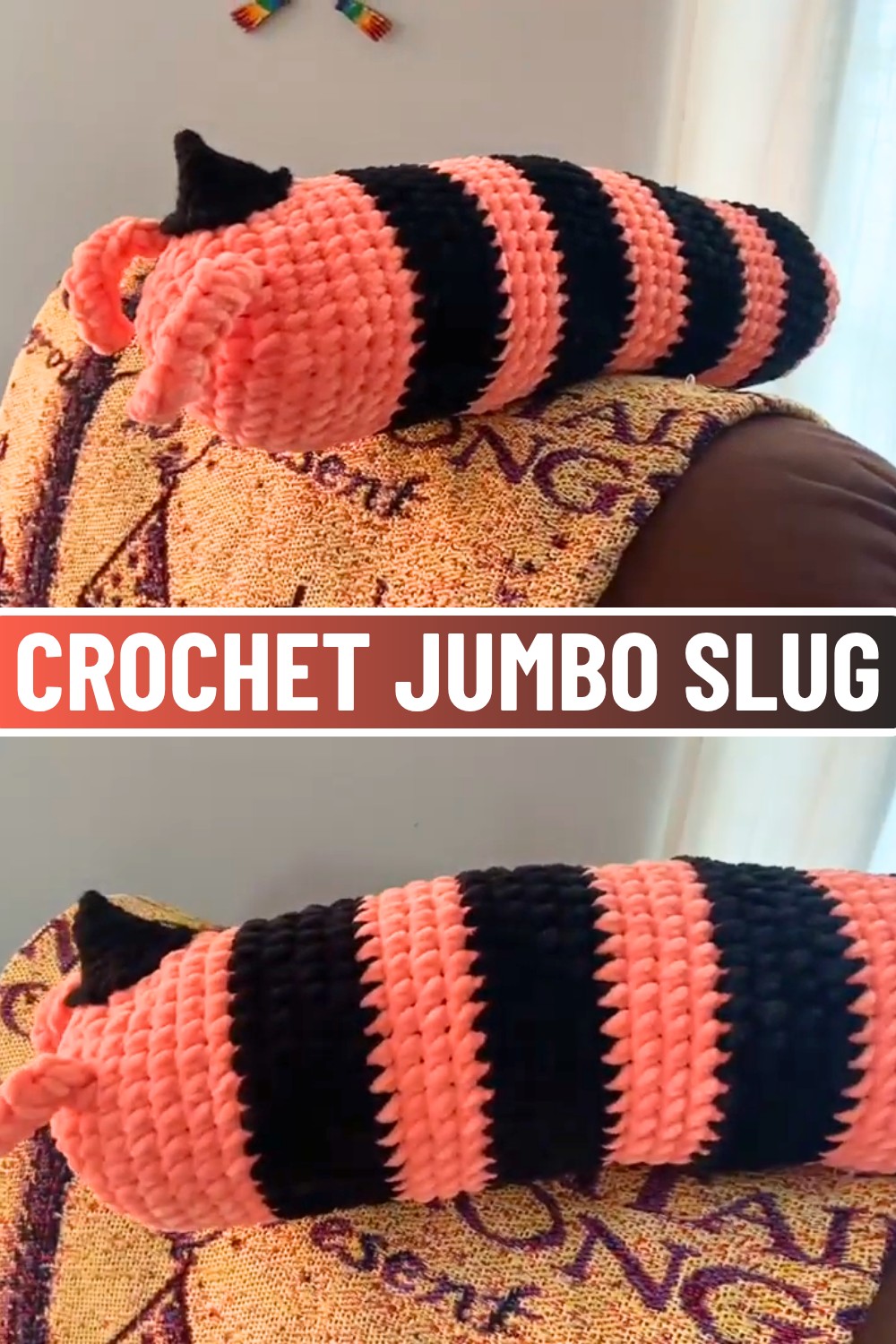 Crochet Jumbo Slug with a Witch Hat – Cute and Beginner-Friendly