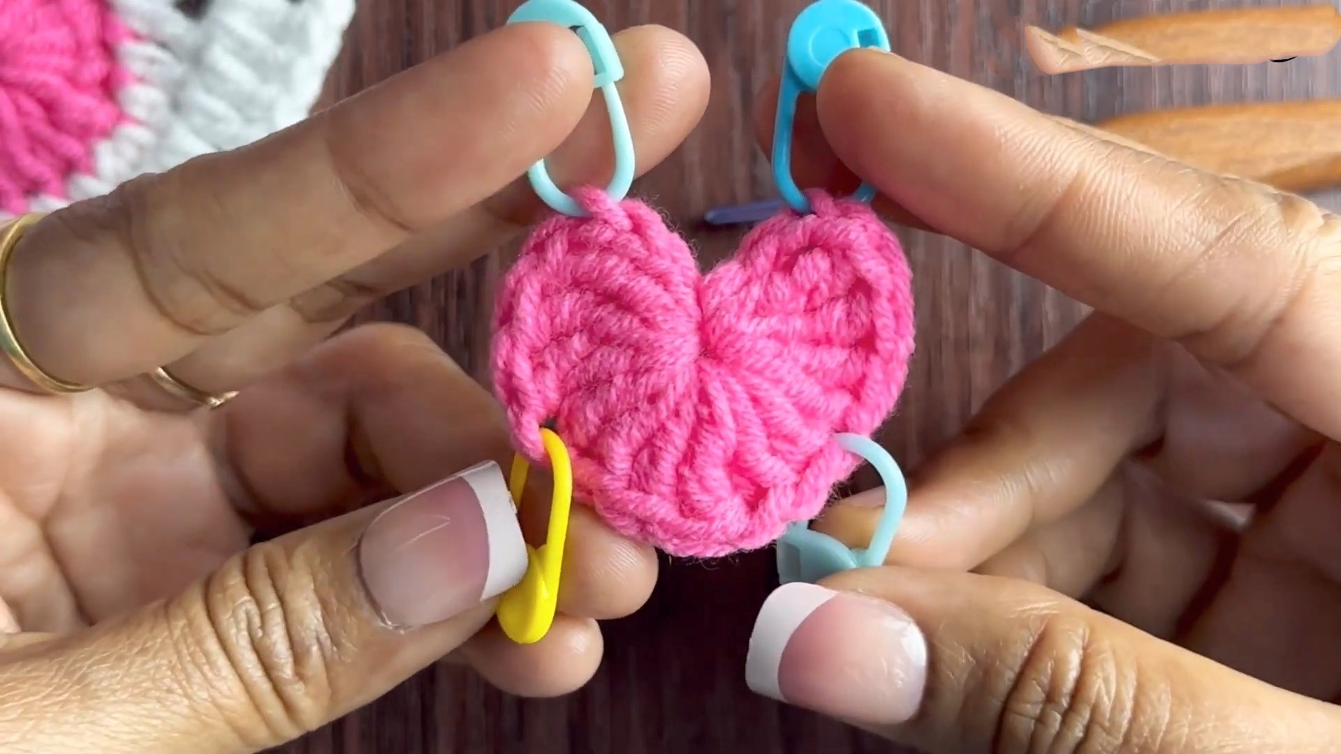 Learn to Crochet a Heart Granny Square Mini Bag